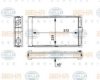 HELLA 8FH 351 312-711 Heat Exchanger, interior heating